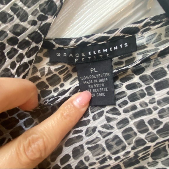 GRACE ELEMENTS WOMEN COVER UP SIZE PL PETIT - Picture 3 of 4